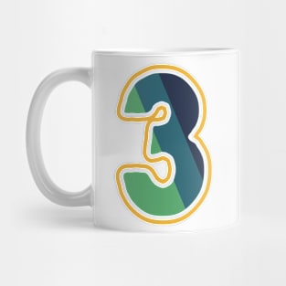 Number Three Mug